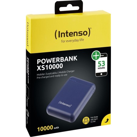 Intenso XS10000 Powerbank 10000mAh 1xUSB-A 1xUSB-C Blå